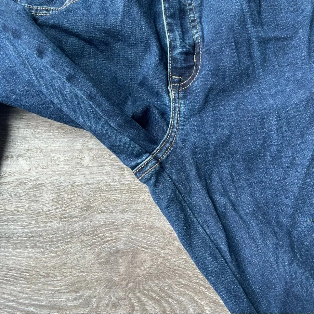 Joseph Ribkoff Paisley Embroidered Stretchy Skinny Jeans - Picture 9 of 15